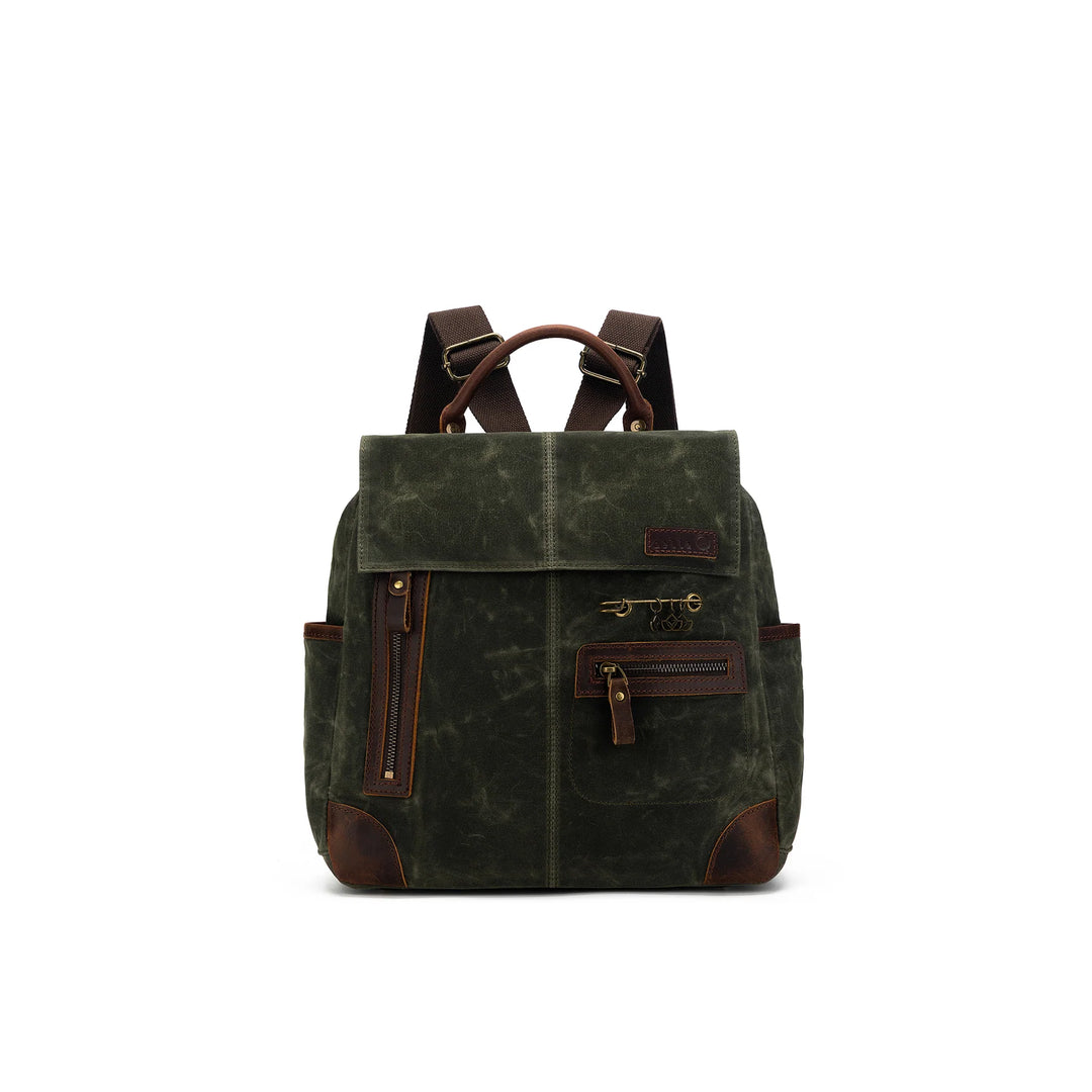 Della Q Maker's Canvas Midi Backpack