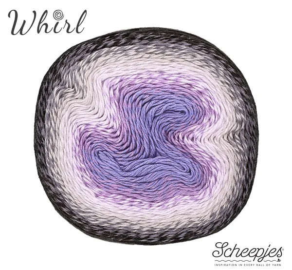 Scheepjes Whirl 786 Dark Grape Squish - Aurora Collection