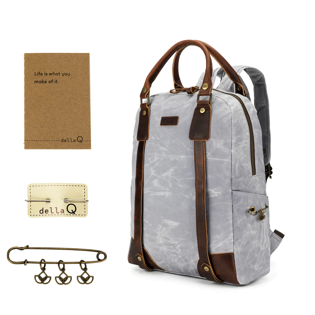 Della Q Maker's Canvas Backpack