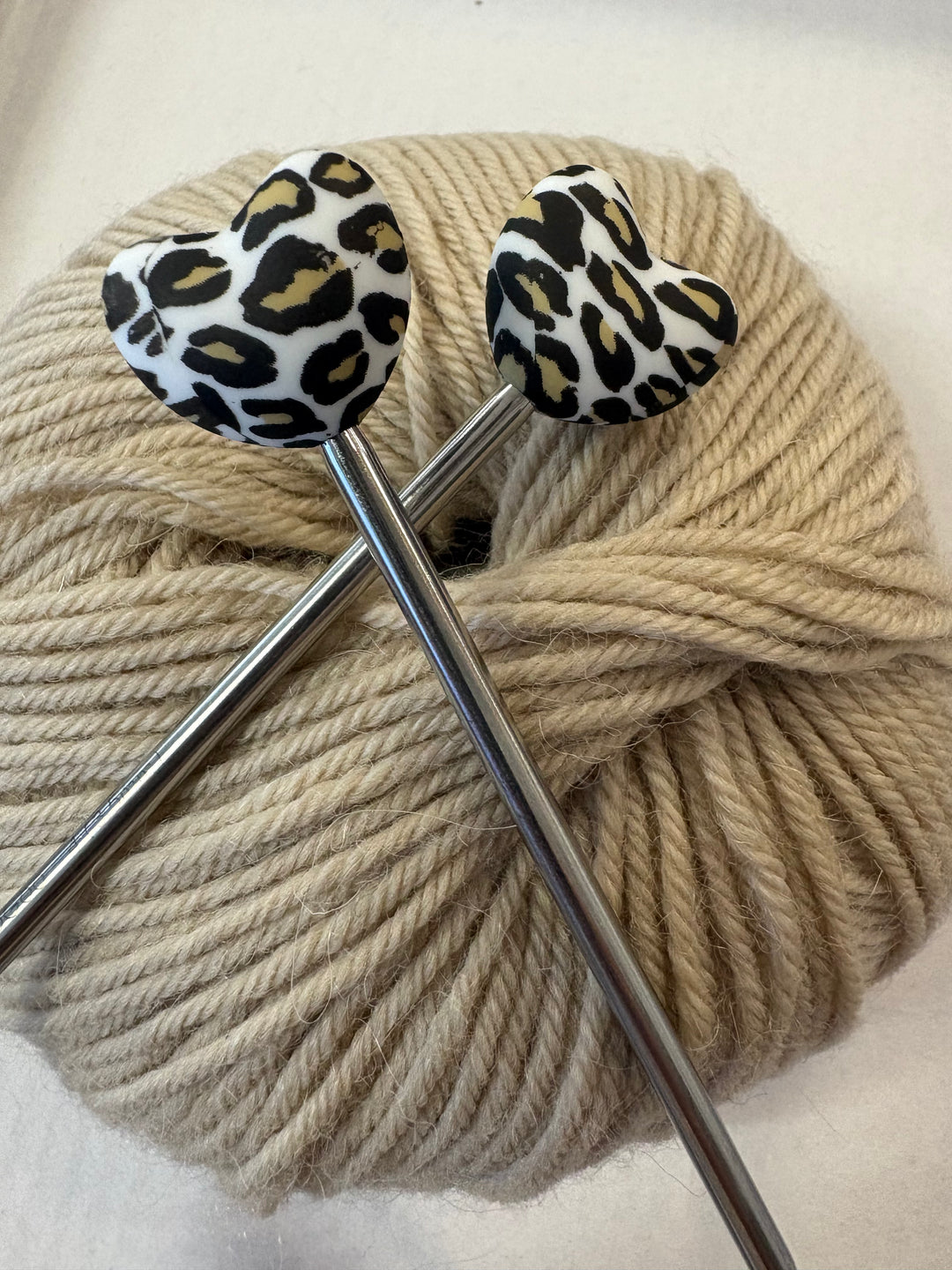 YAY! Stitch Stoppers - Leopard Print Hearts