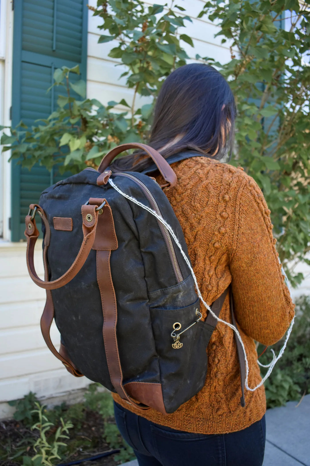 Della Q Maker's Canvas Backpack