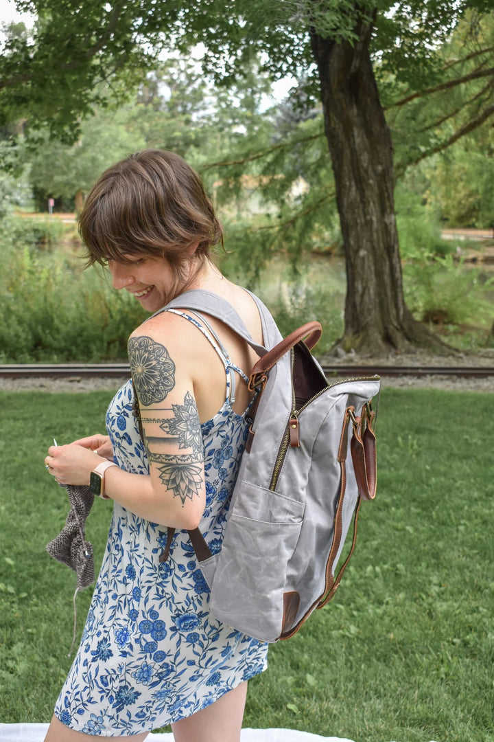 Della Q Maker's Canvas Backpack