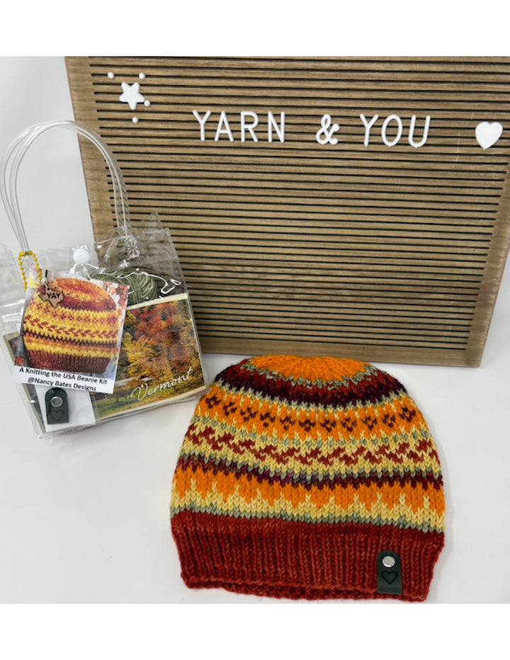 Knitting the USA Hat Kits