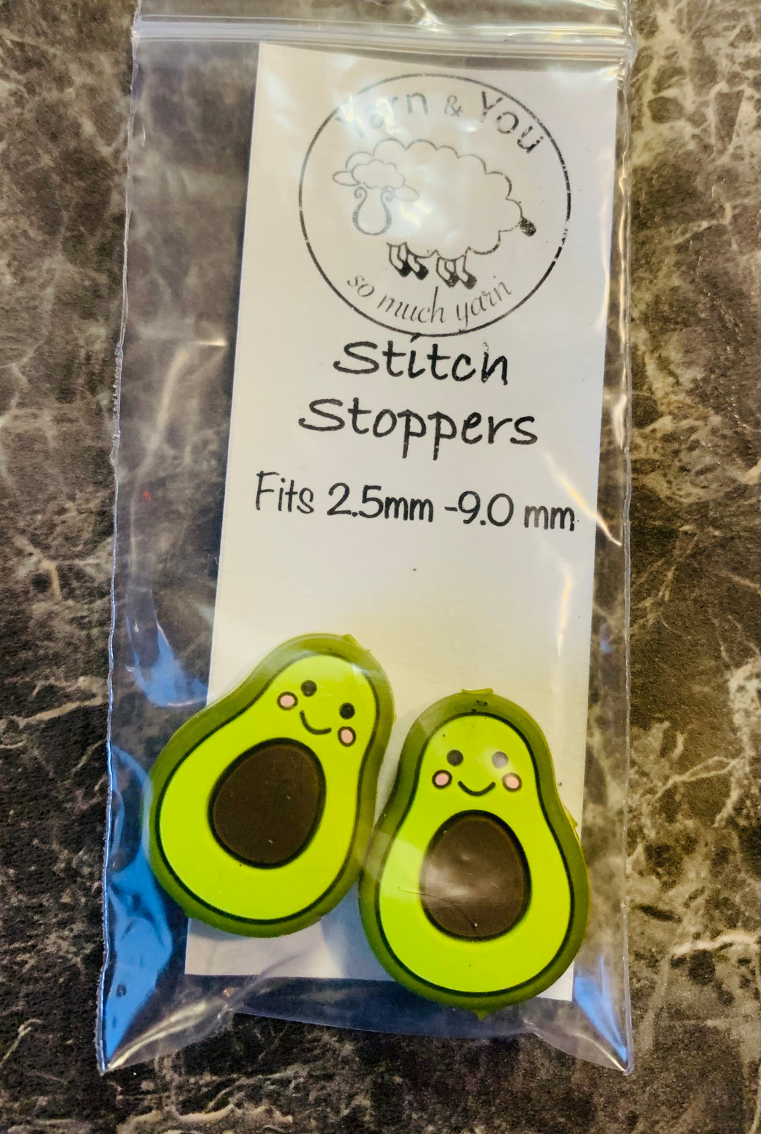 YAY! Stitch Stoppers - Happy Avocados