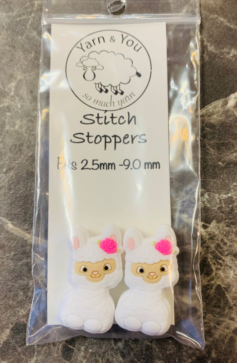 YAY! Stitch Stoppers - White Alpacas