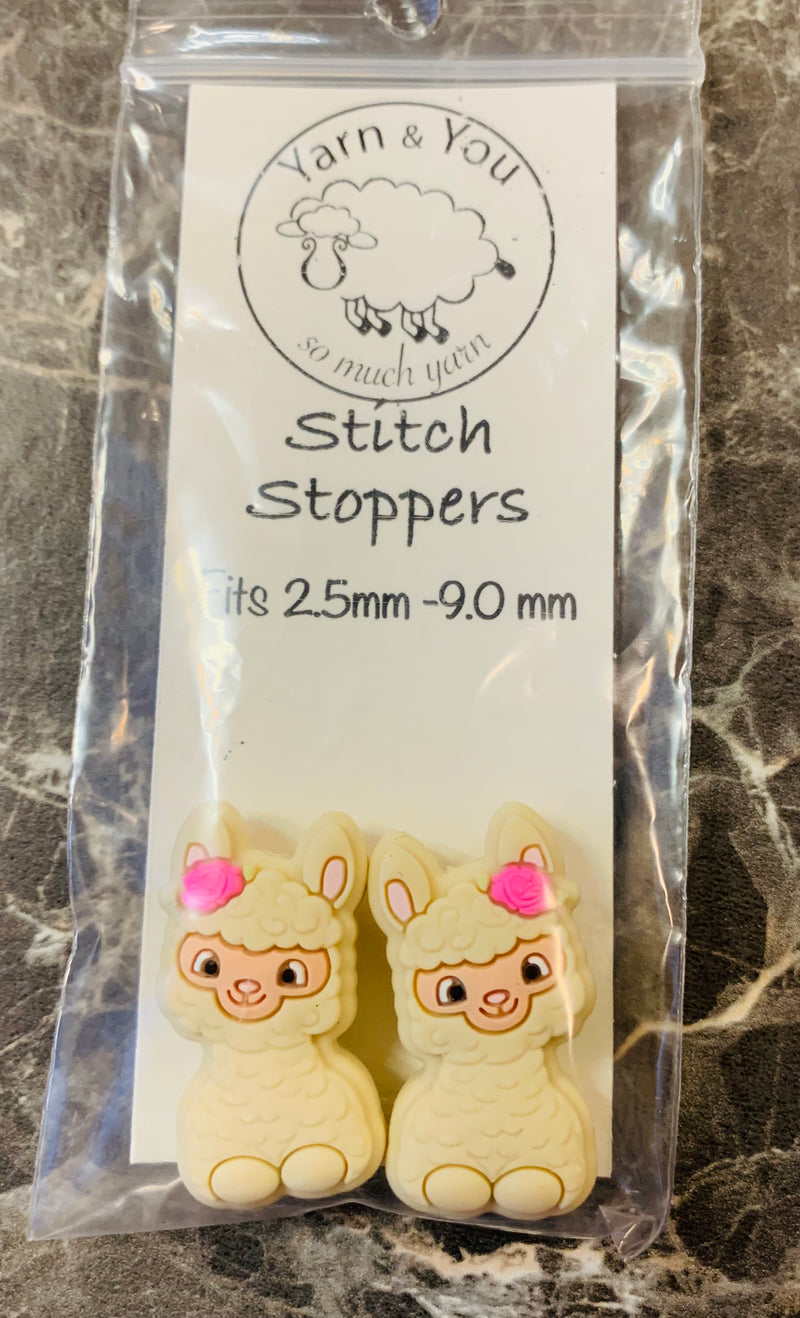 YAY! Stitch Stoppers - Cream Alpacas