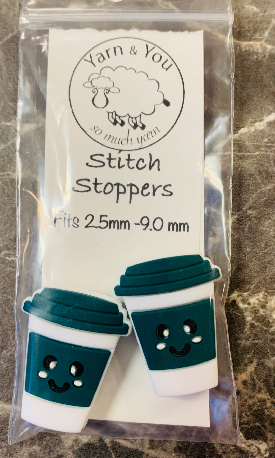 YAY! Stitch Stoppers - Green Coffee-to-Go