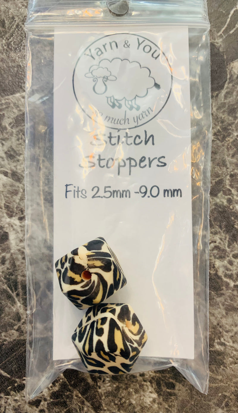 YAY! Stitch Stoppers - Leopard Print Hexagons