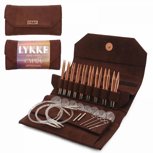 Lykke 3.5" Cypra Brown Interchangeable Needle Set