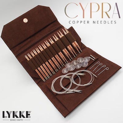 Lykke 5" Cypra Brown Interchangeable Needle Set