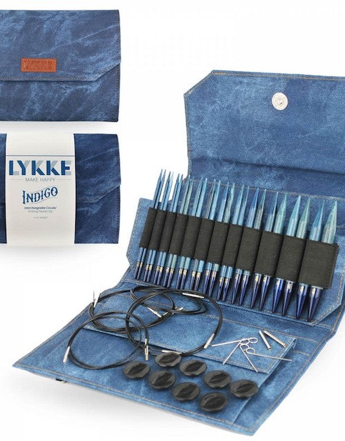 Lykke 5" Indigo Interchangeable Needle Set