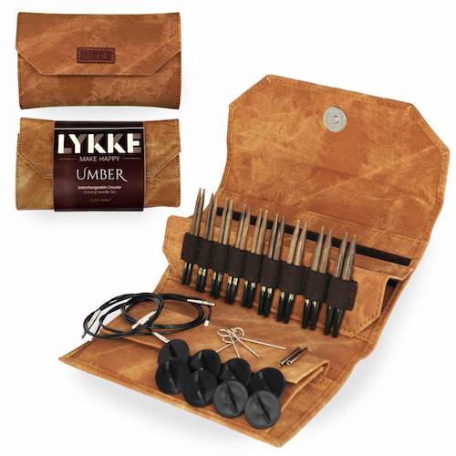 Lykke 3.5" Umber Interchangeable Needle Set